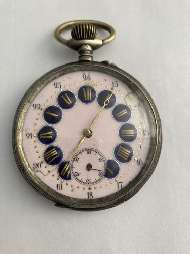Orologio tasca in argento - orologio,